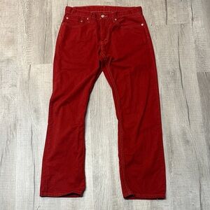 Levi’s 514 Red Pants 32 x 30